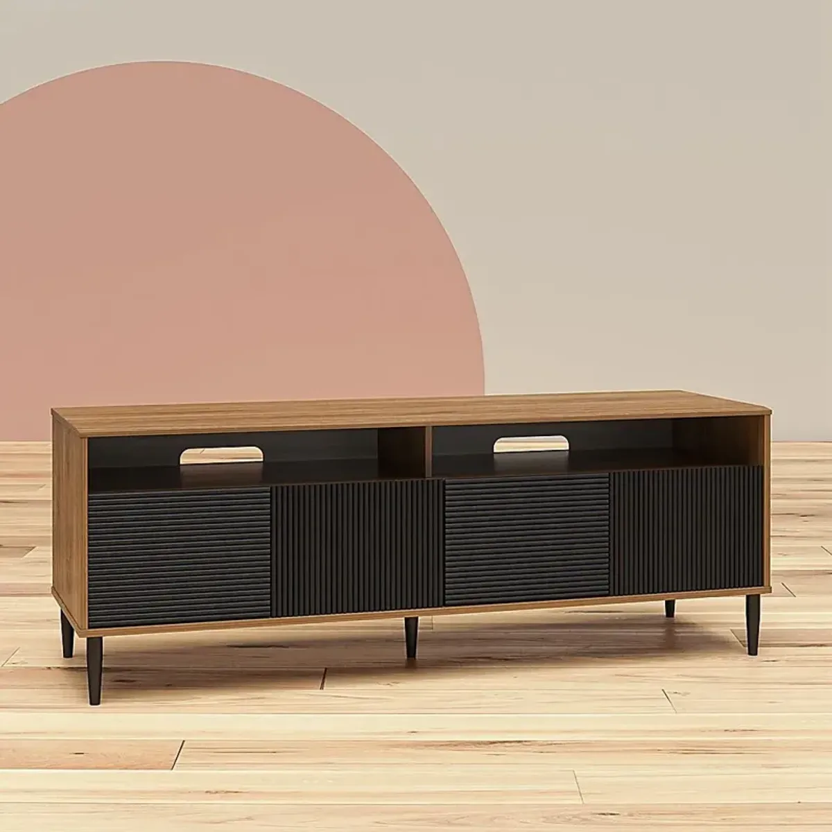 Canser Walnut 62 in. Console