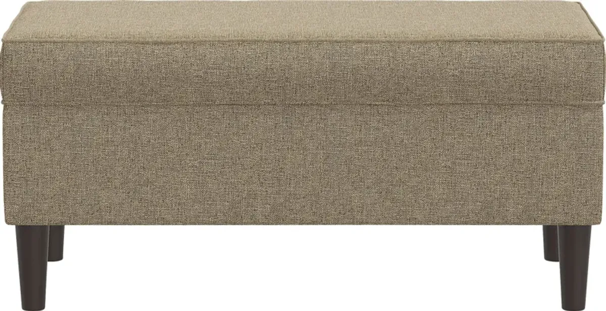Charette Beige Storage Bench