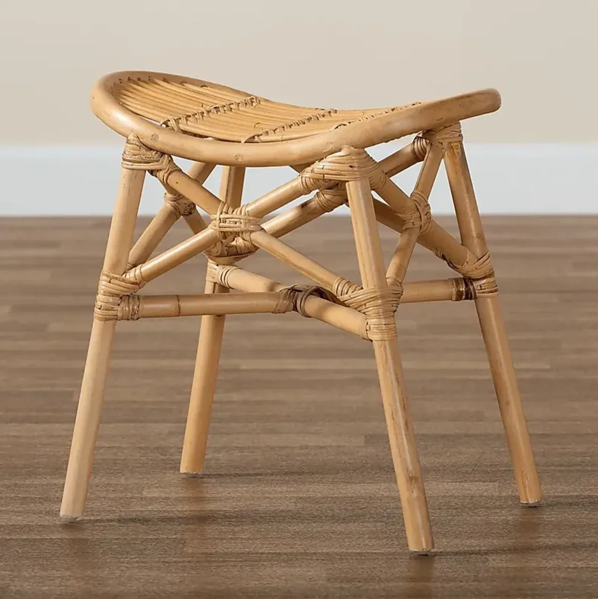 Eloriza Brown Footstool