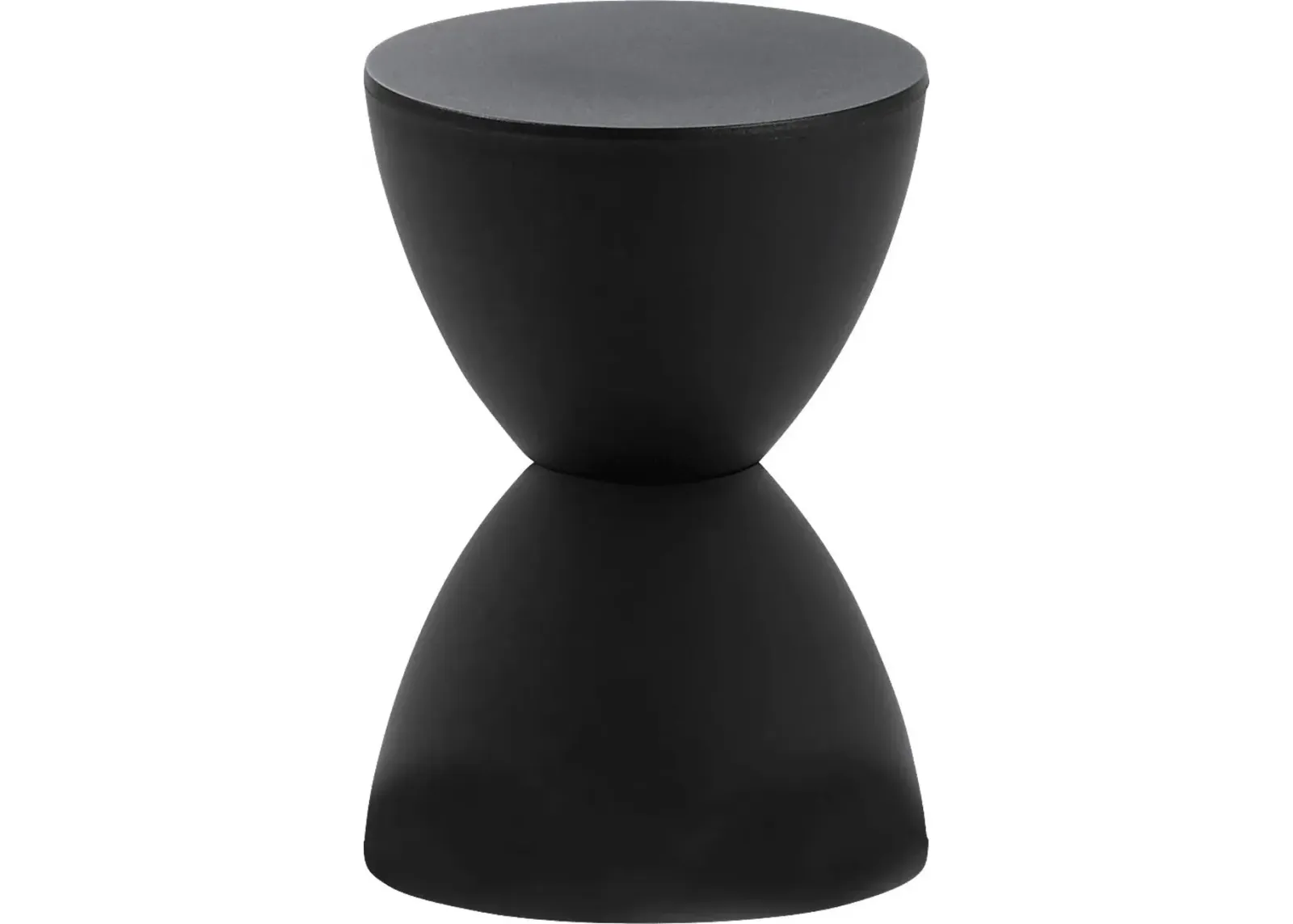 Deschamp Black Accent Stool