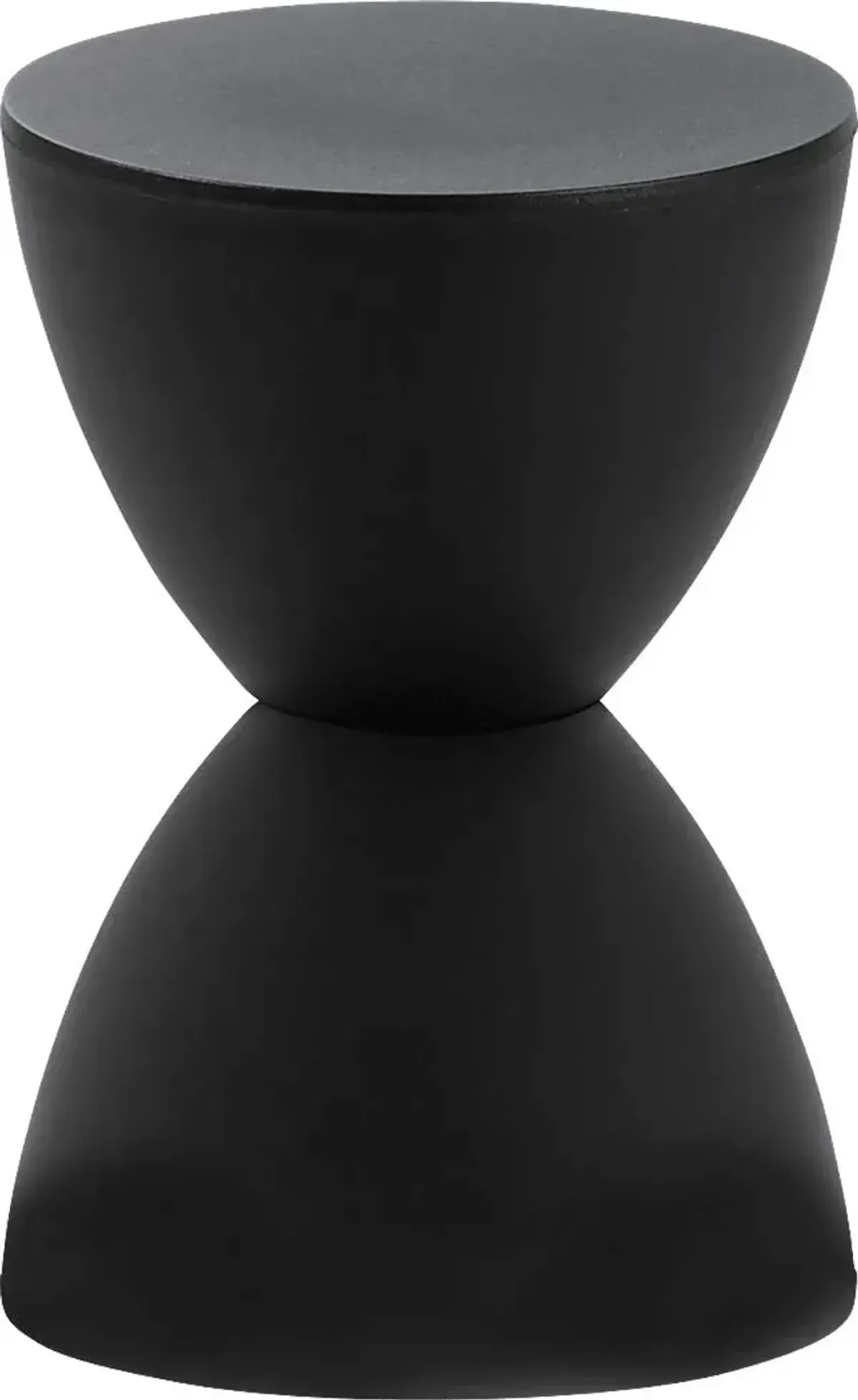 Deschamp Black Accent Stool