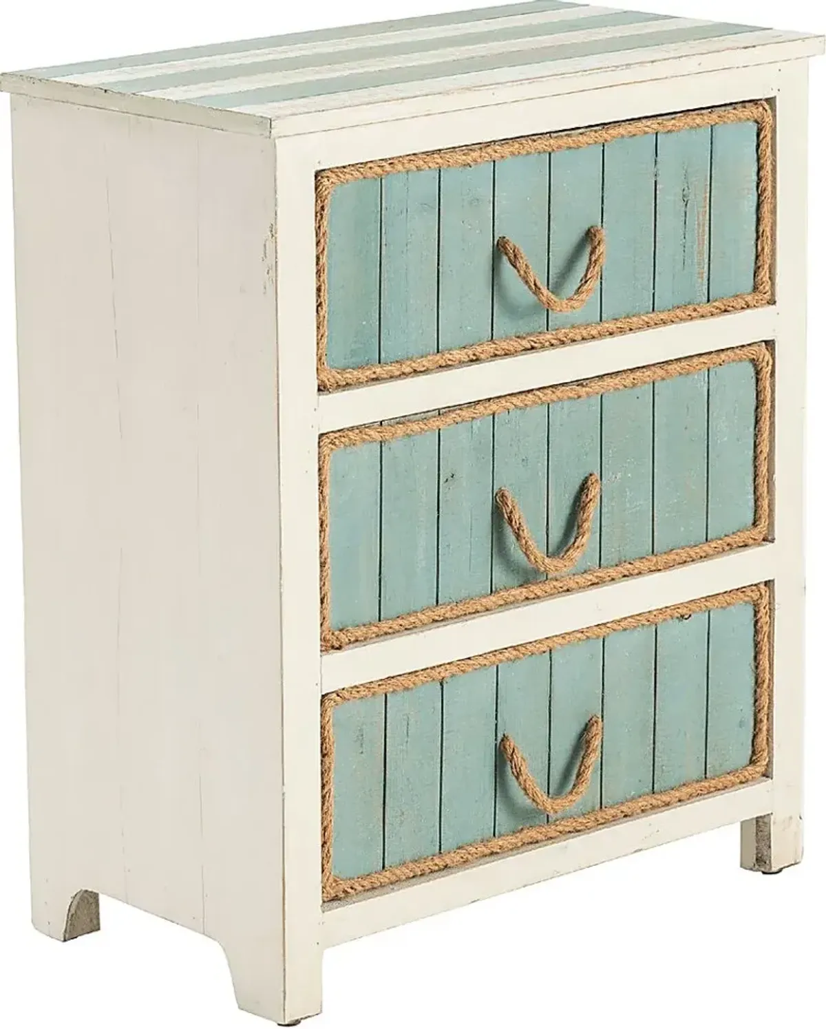 Elmar Sea Blue Accent Cabinet