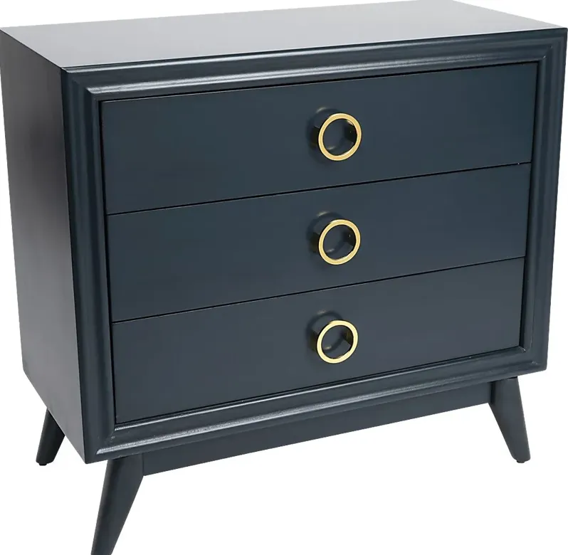 Lylaraine Blue Accent Cabinet