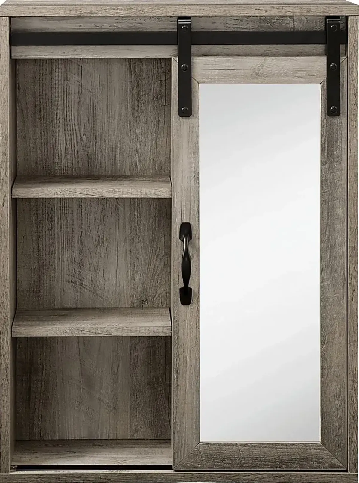 Elnoran Gray Wall Cabinet