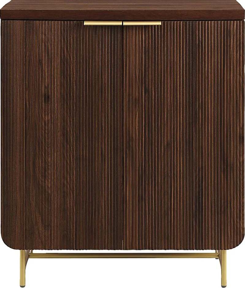 Omerea Walnut Accent Cabinet