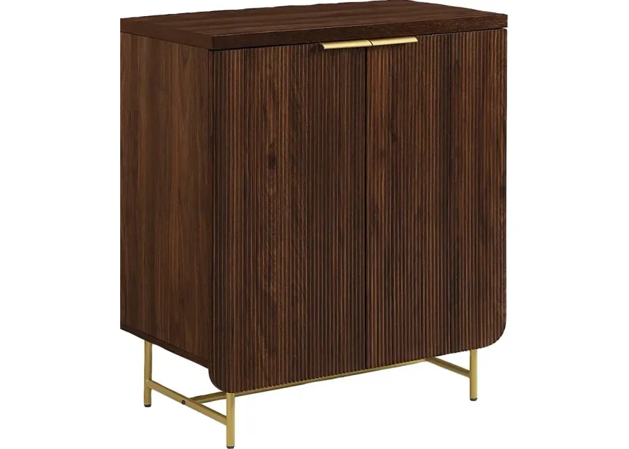 Omerea Walnut Accent Cabinet