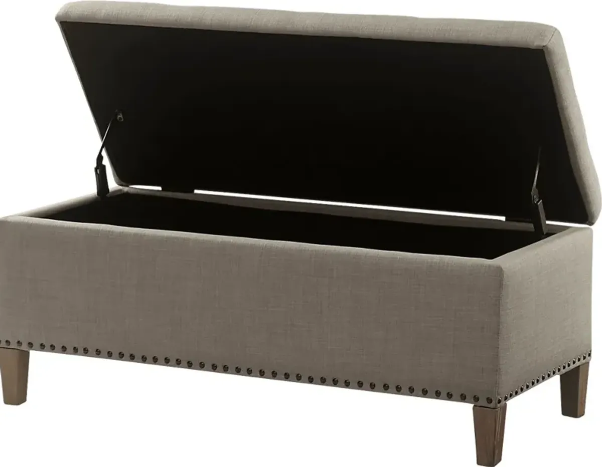 Rosewin Taupe Accent Bench