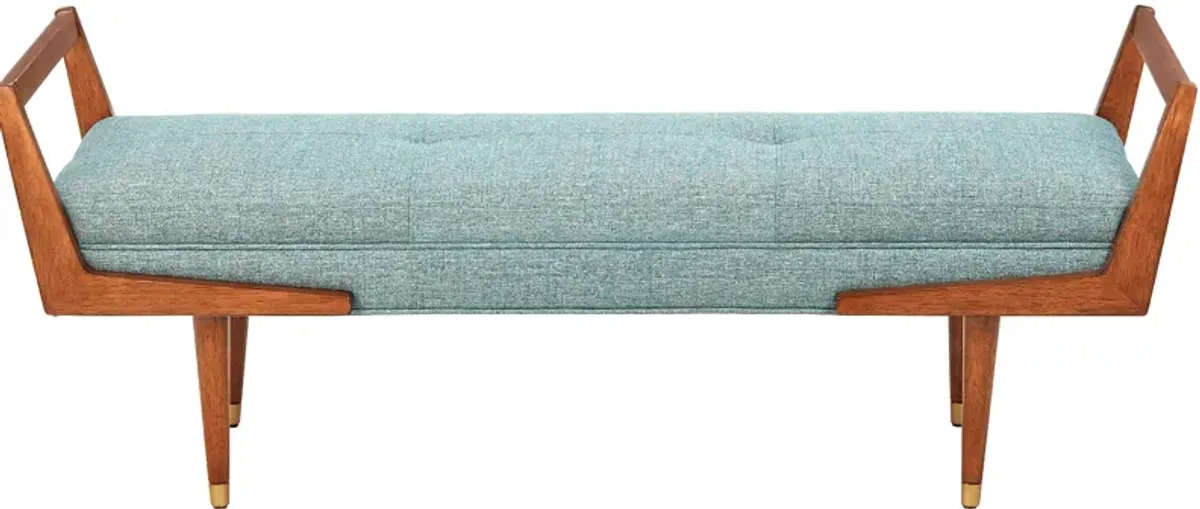 Beadel Blue Accent Bench