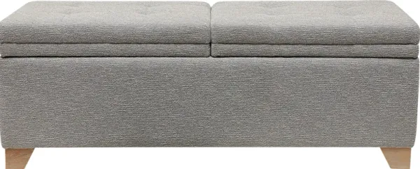 Hanworth Gray Accent Bench