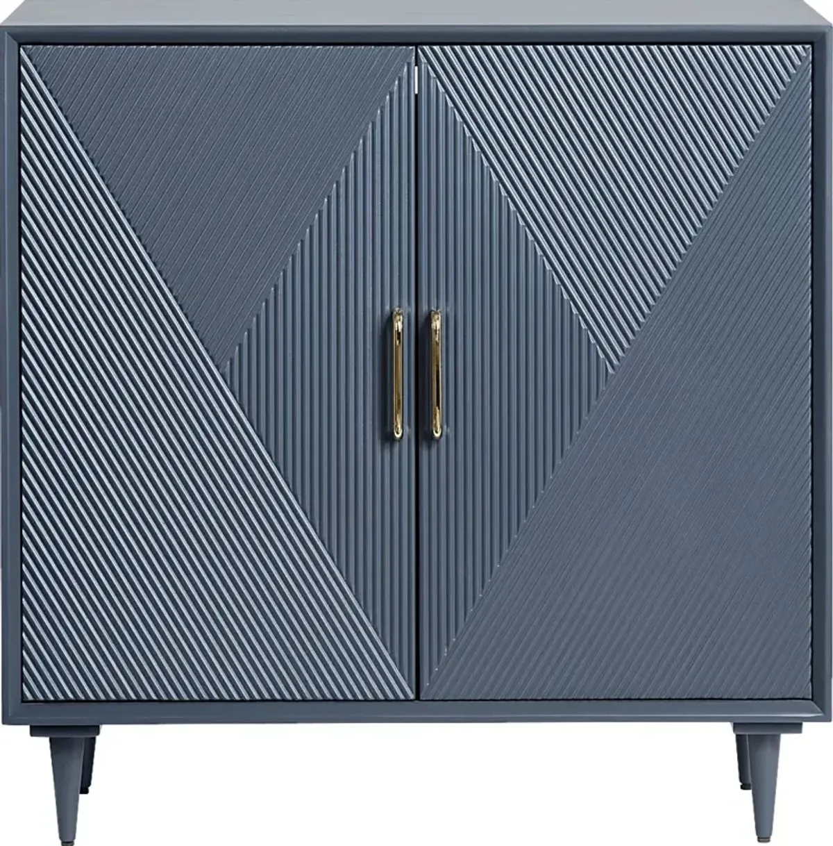 Rummele Blue Accent Cabinet