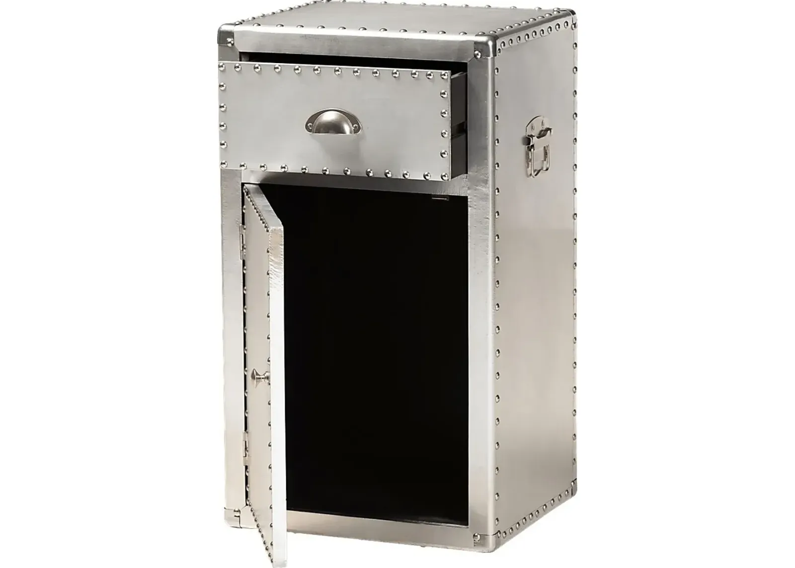 Enoree Silver Accent Cabinet