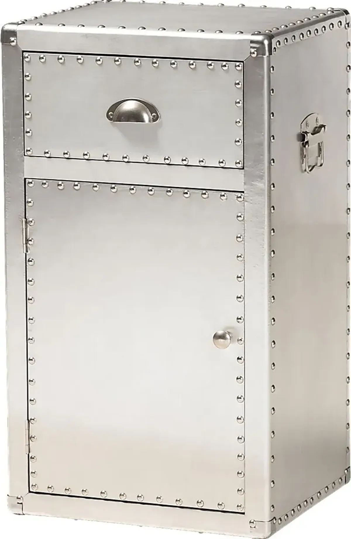 Enoree Silver Accent Cabinet