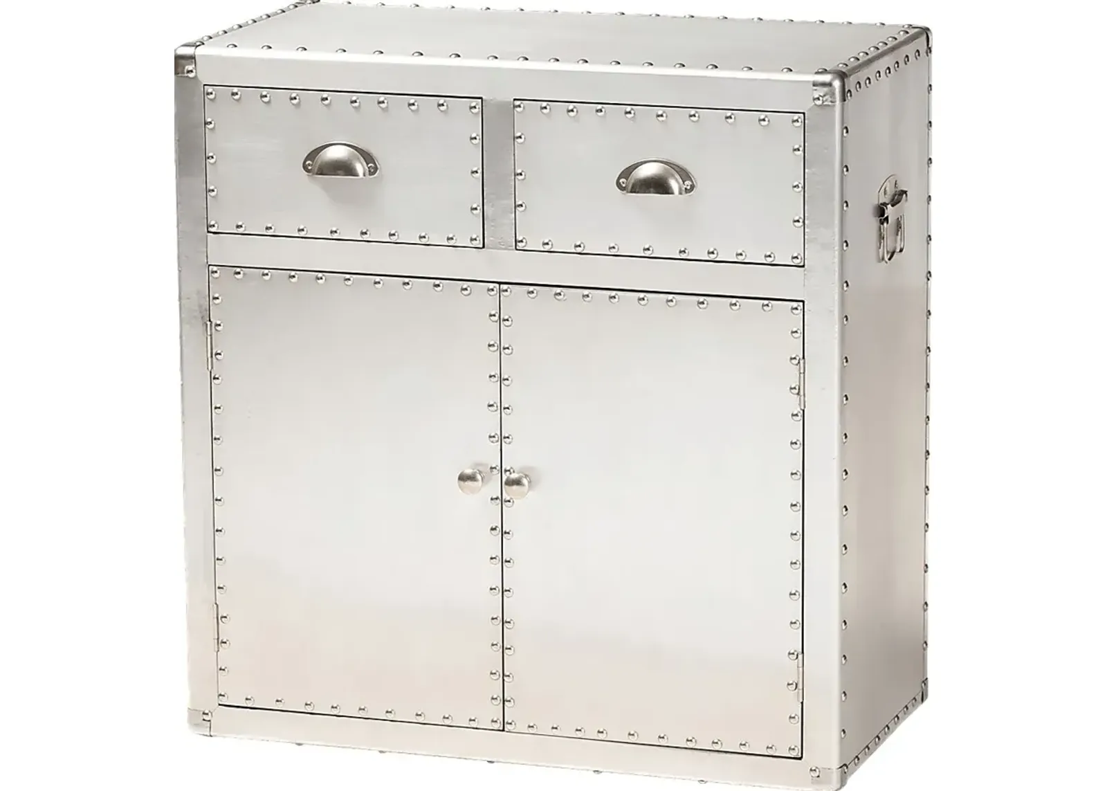 Enoree Light Silver Accent Cabinet