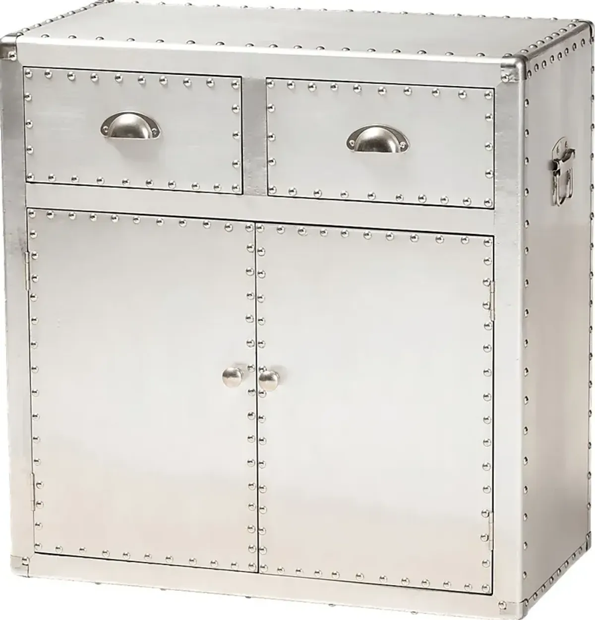 Enoree Light Silver Accent Cabinet