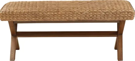 Ballyclarc Brown Accent Bench