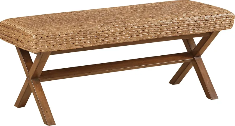 Ballyclarc Brown Accent Bench