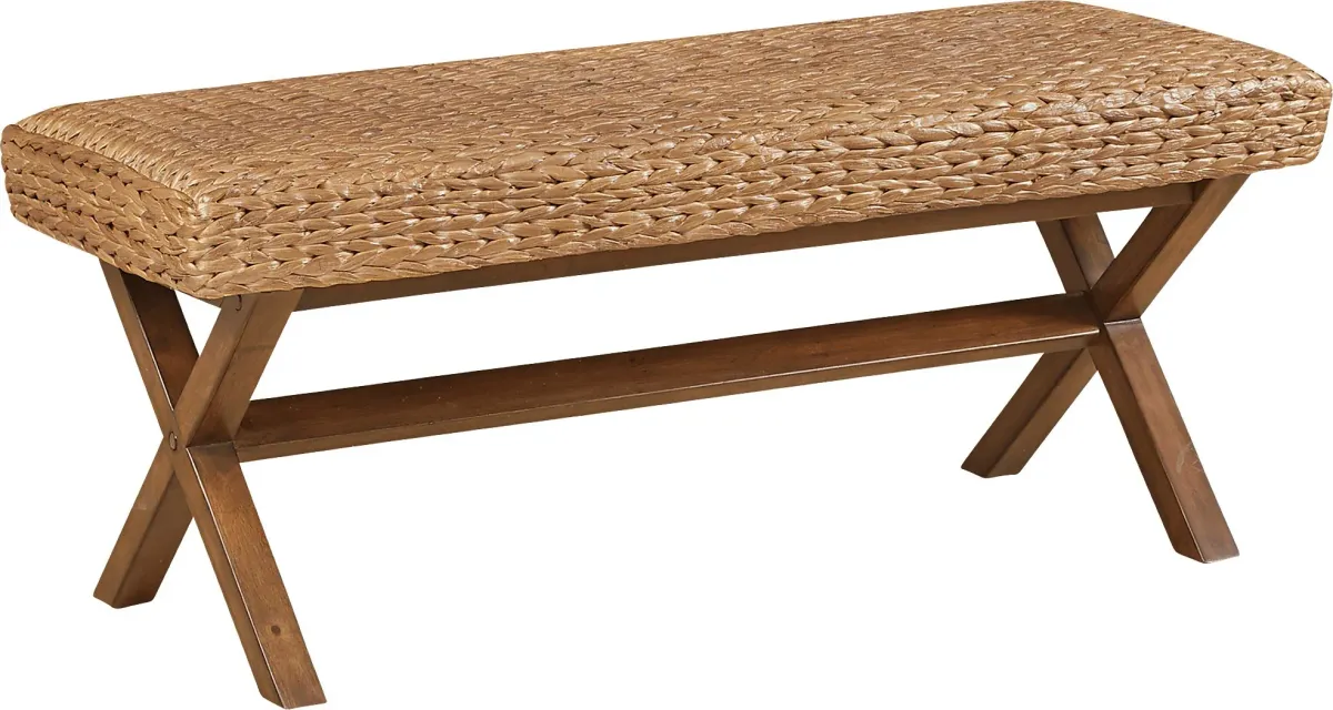 Ballyclarc Brown Accent Bench