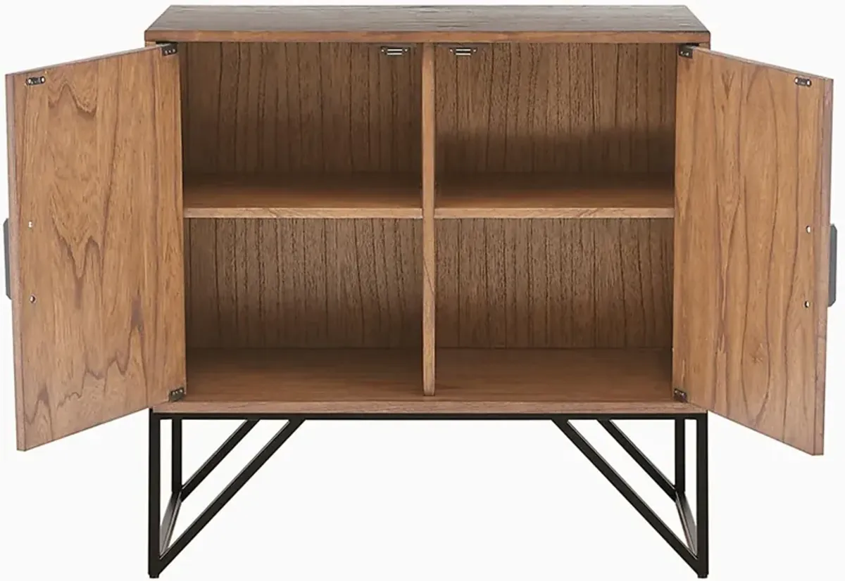 Beayer Brown Accent Cabinet