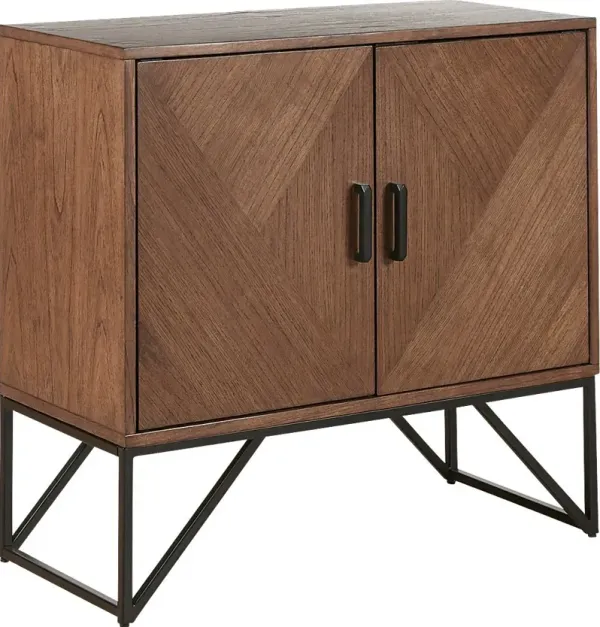 Beayer Brown Accent Cabinet