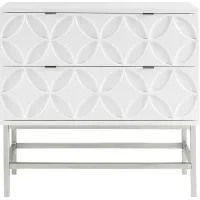 Raymick White Accent Cabinet