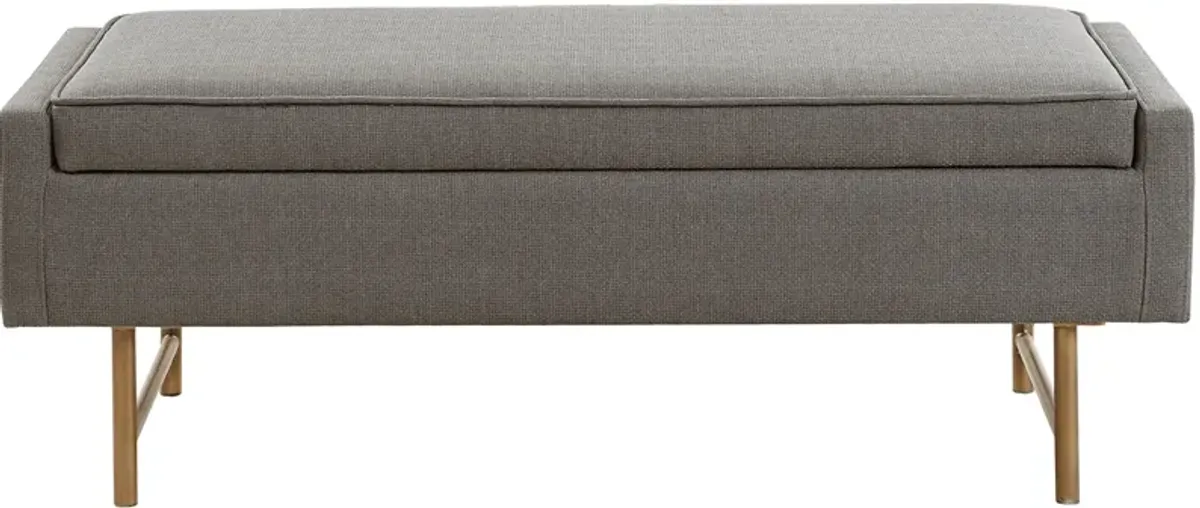 Rylis Gray Accent Bench