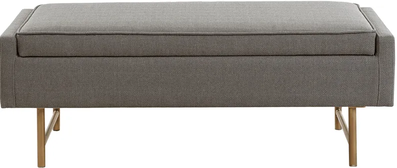 Rylis Gray Accent Bench