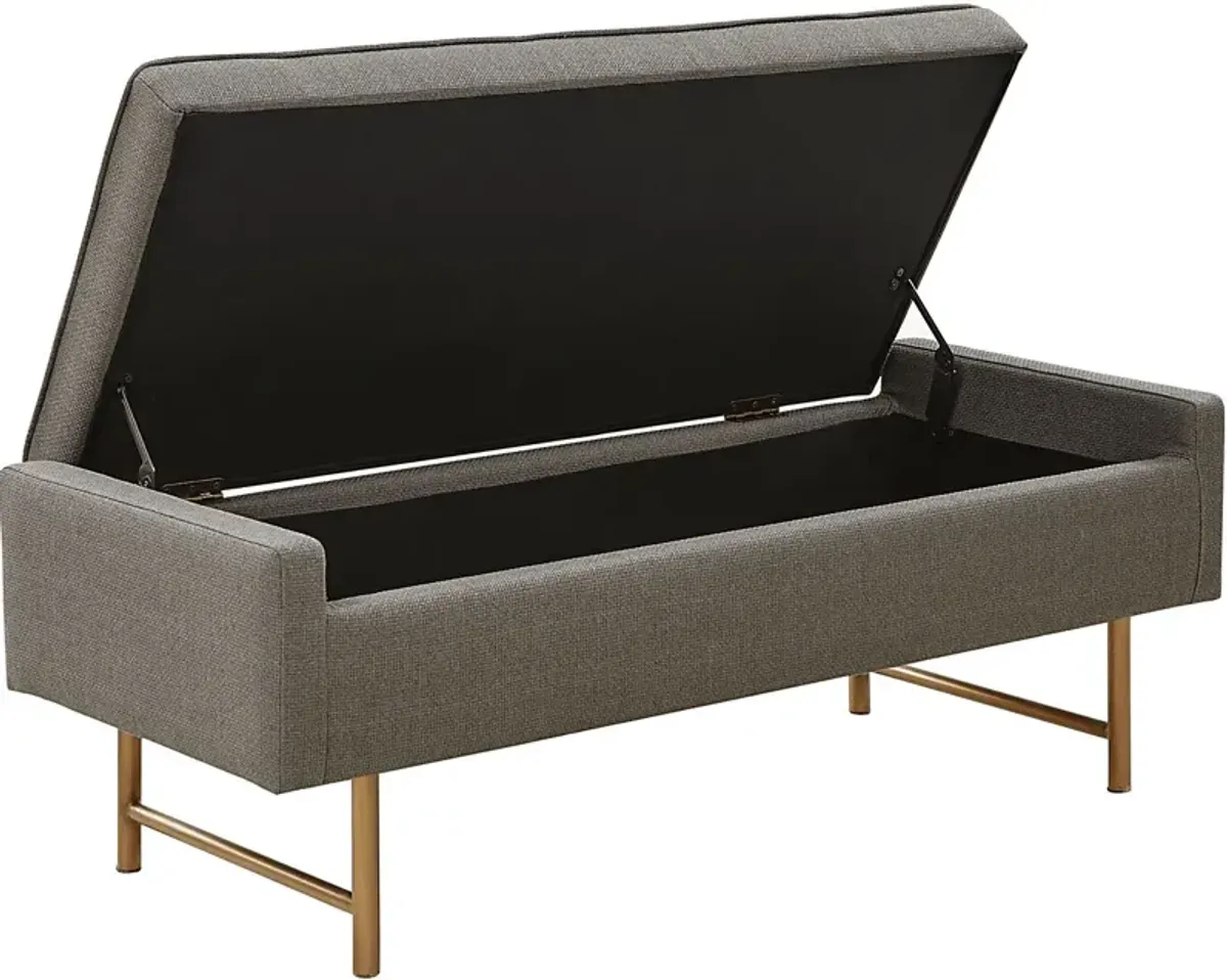 Rylis Gray Accent Bench