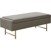 Rylis Gray Accent Bench