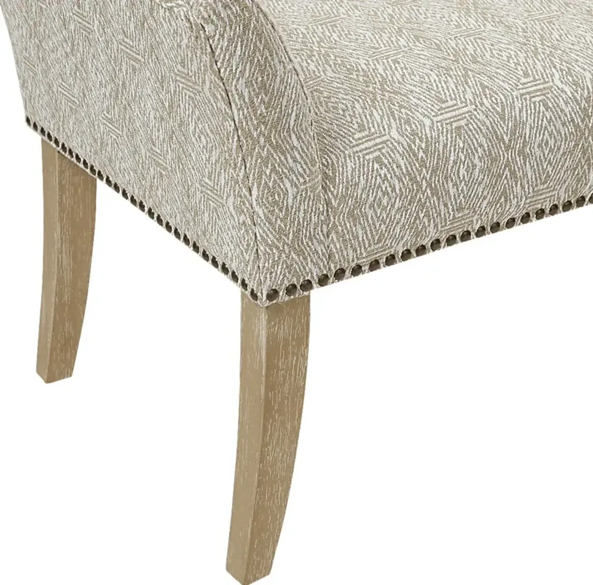 Bastgone Taupe Accent Bench