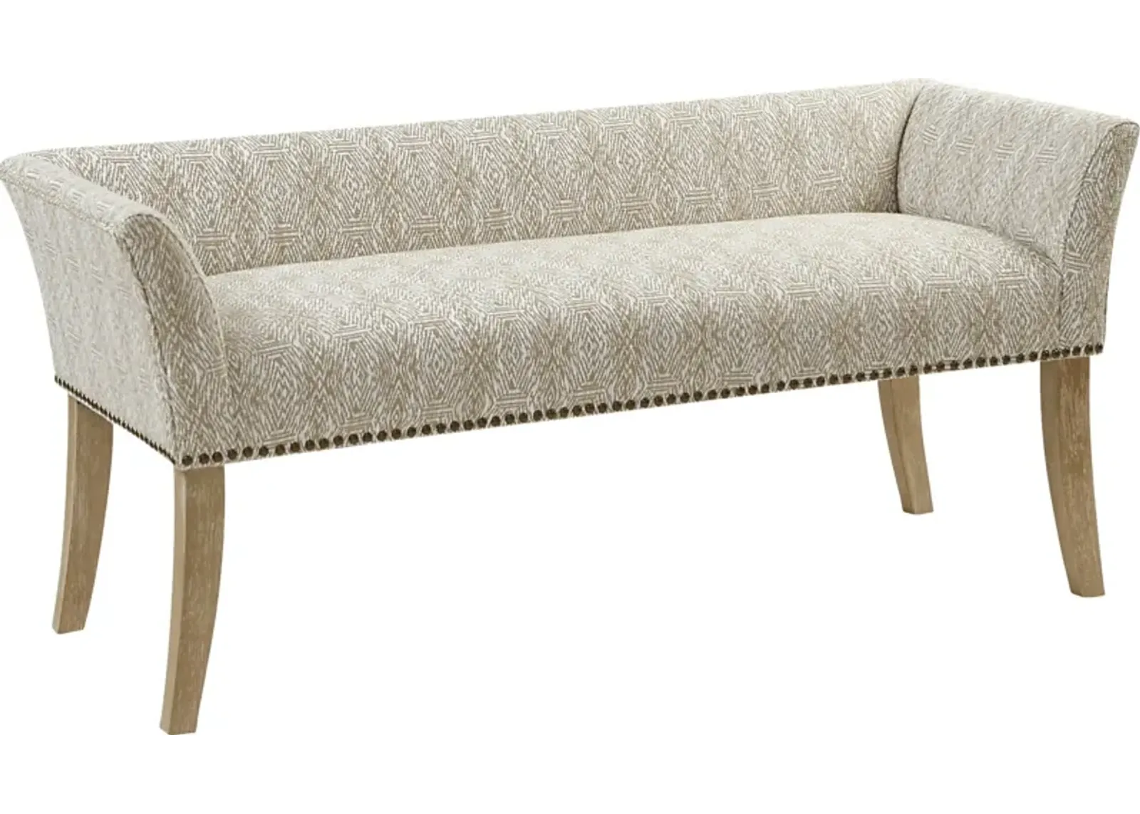 Bastgone Taupe Accent Bench