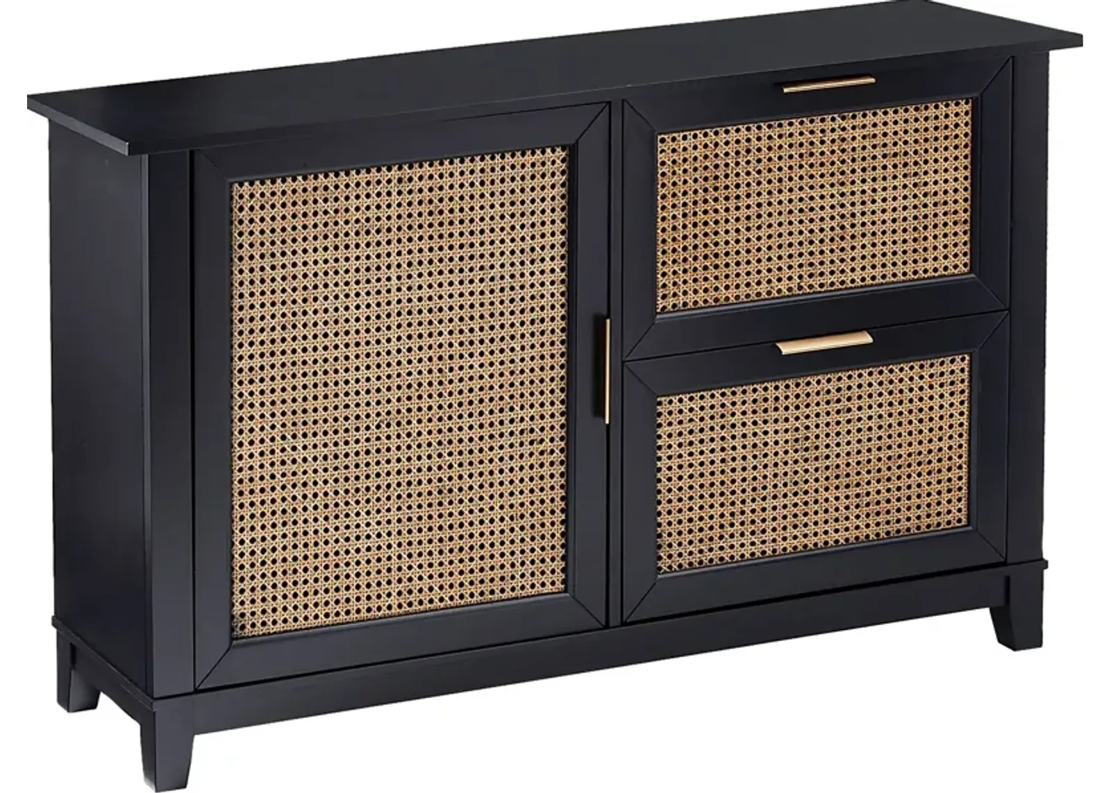 Checkshire Black Accent Cabinet