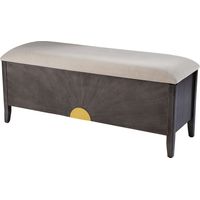 Capriola Gray Accent Bench