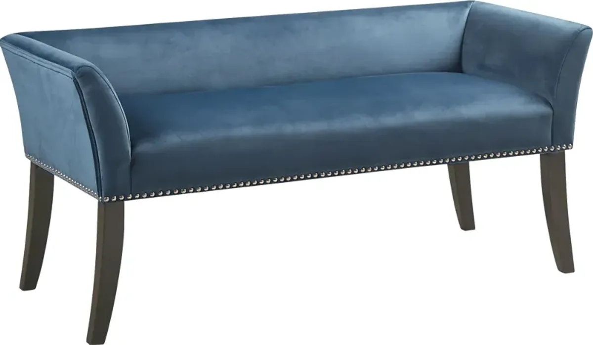 Rockglen Blue Accent Bench