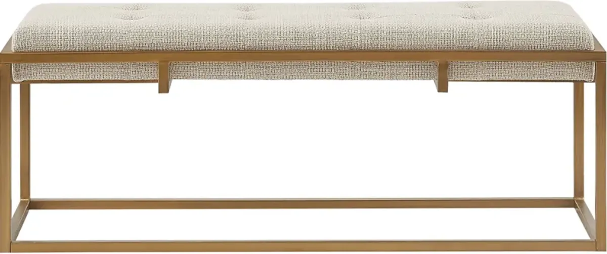 Otsego Brown Accent Bench