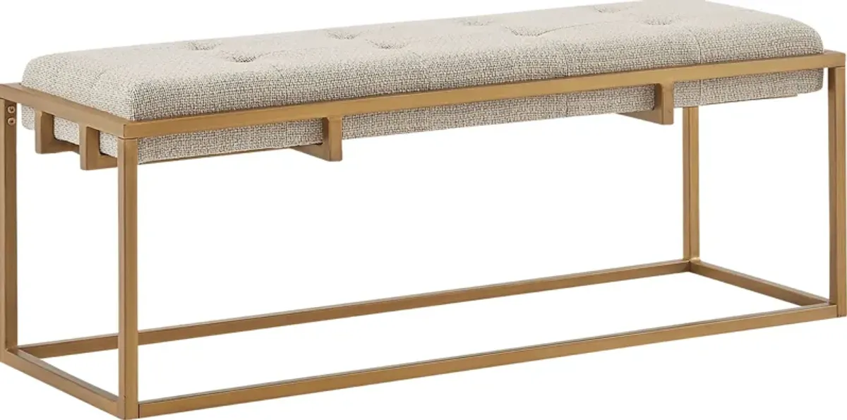 Otsego Brown Accent Bench