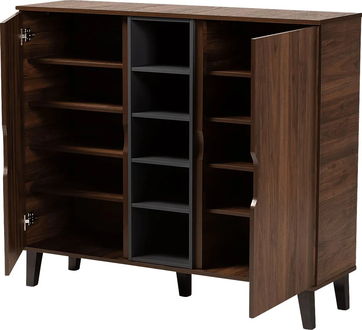 Telford Walnut Accent Cabinet