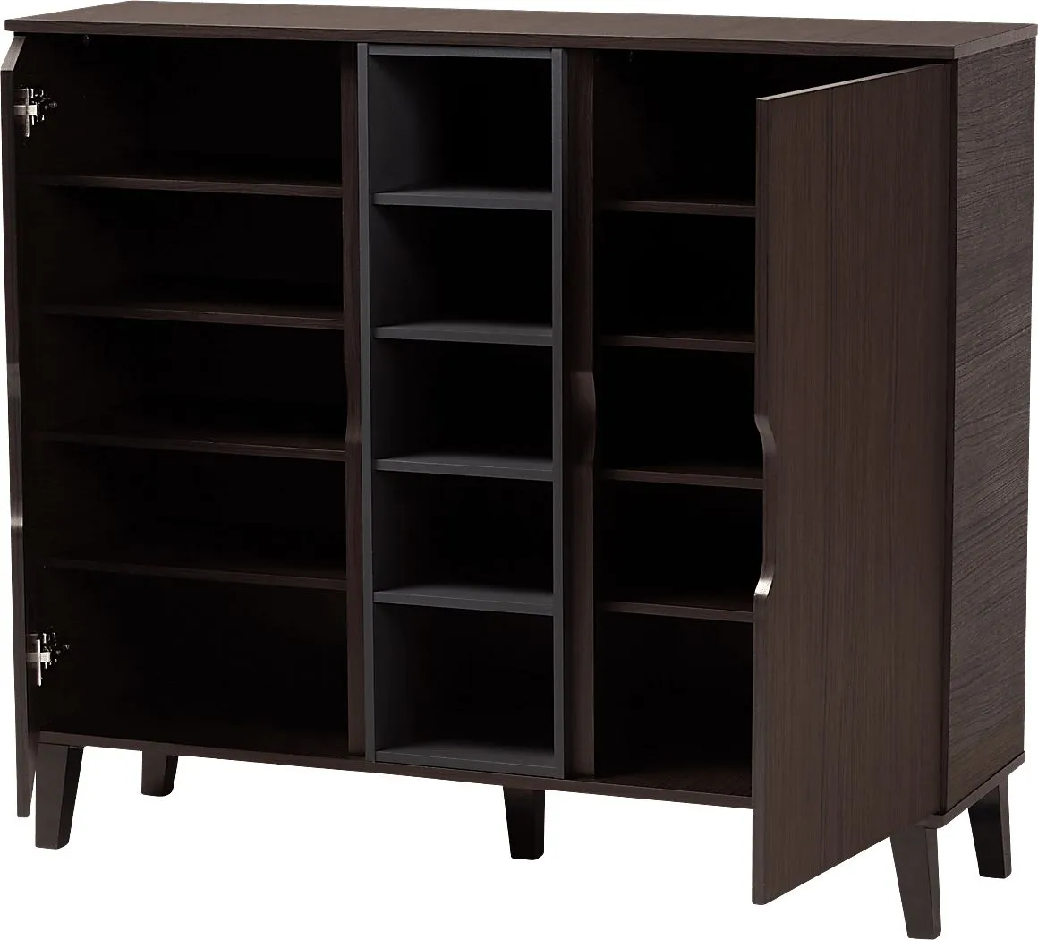 Telford Dark Brown Accent Cabinet