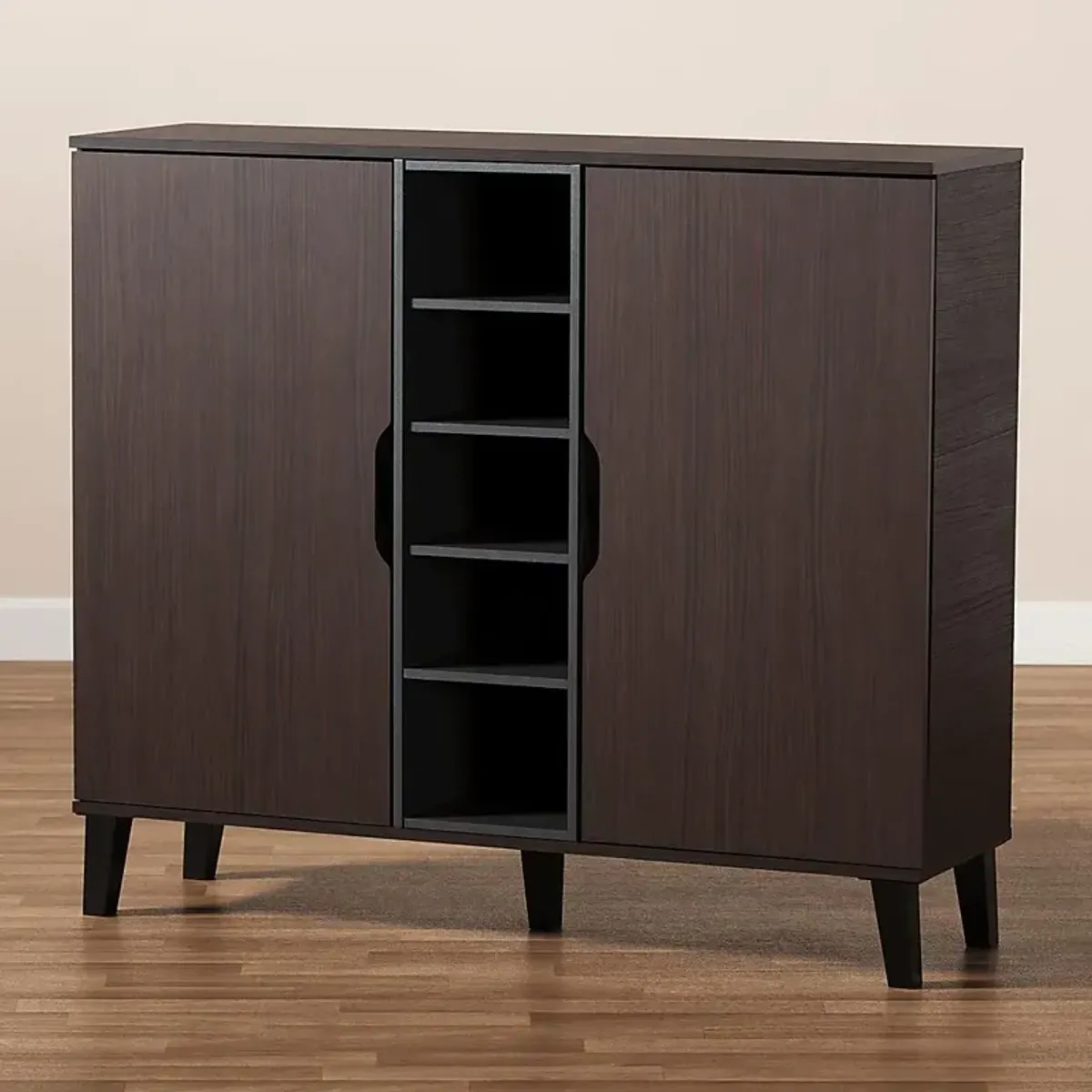 Telford Dark Brown Accent Cabinet