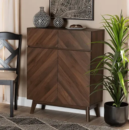 Jewelweed Brown Accent Cabinet