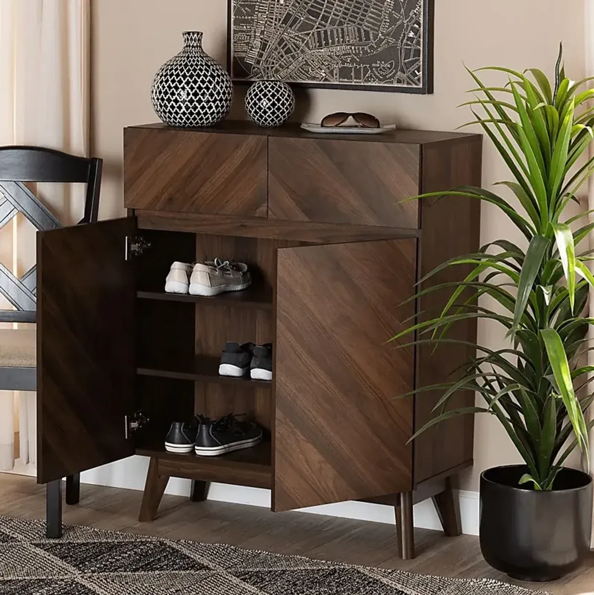 Jewelweed Brown Accent Cabinet