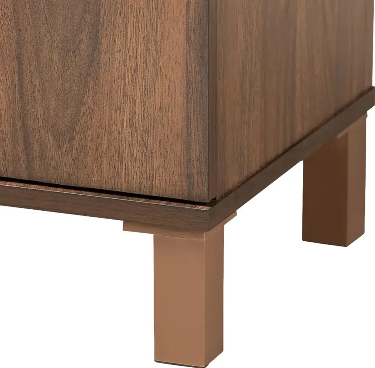 Lilligard Brown Shoe Storage Cabinet