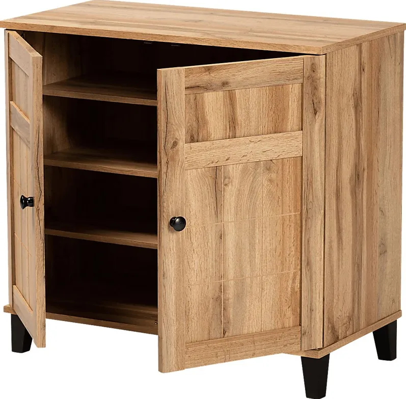 Haydel Oak Accent Cabinet