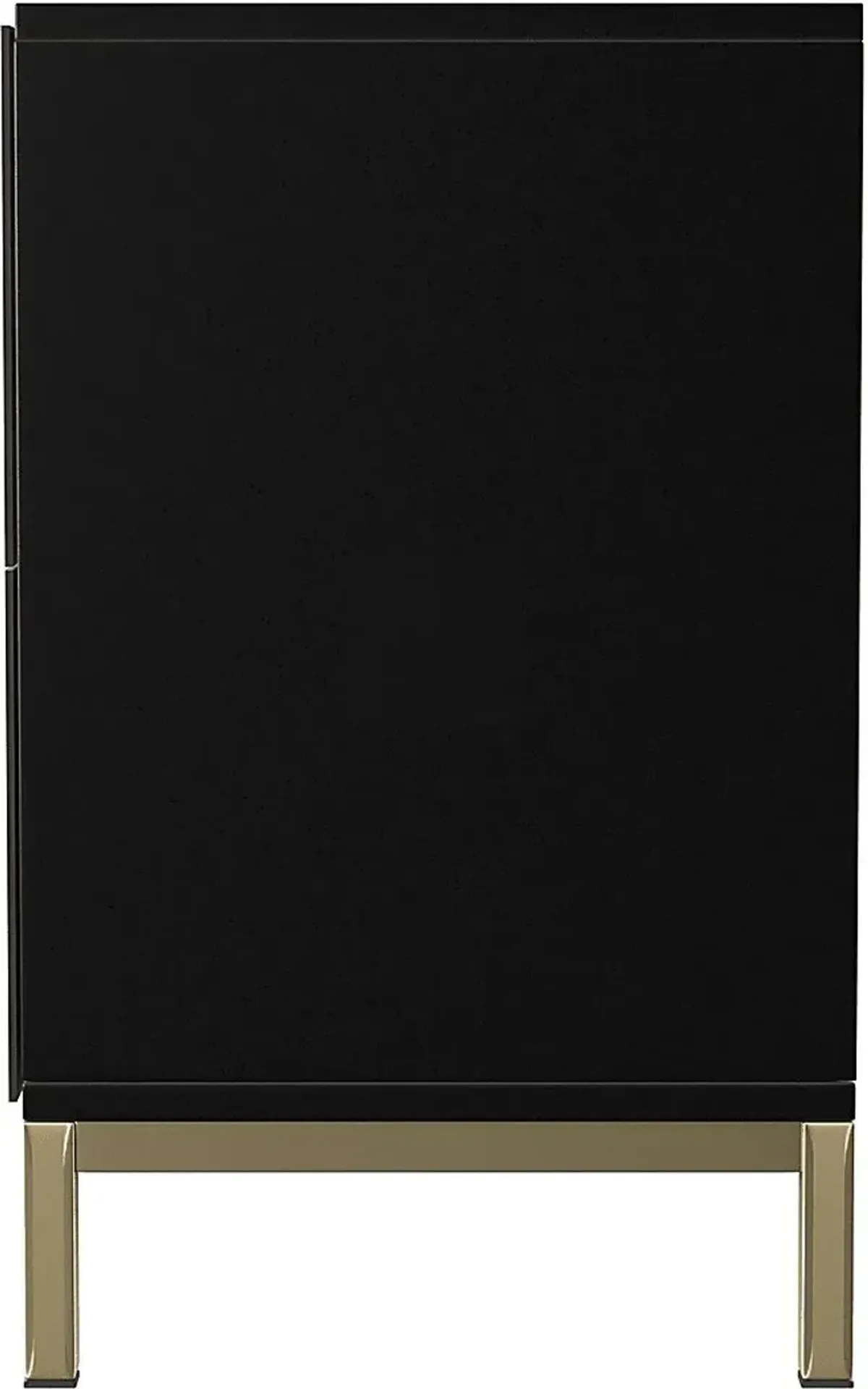 Hergot Black Accent Cabinet