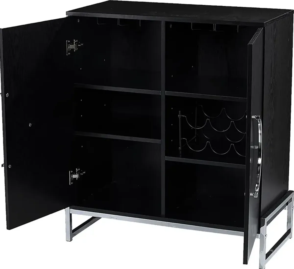 Mavelle Black Bar Cabinet