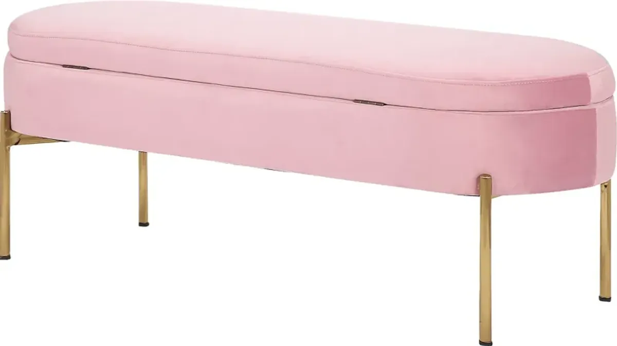 Russlefern Blush Accent Bench