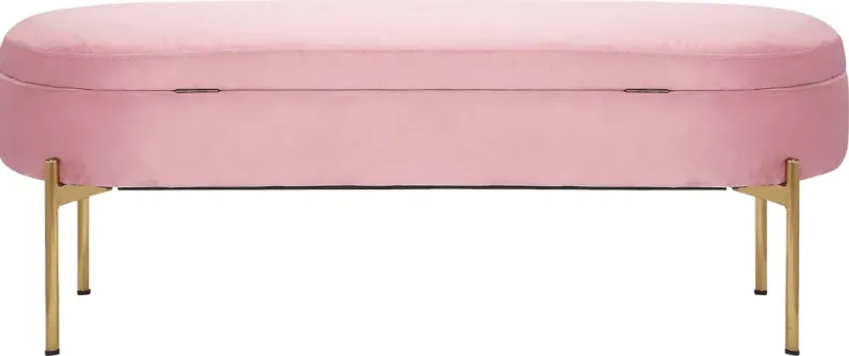 Russlefern Blush Accent Bench