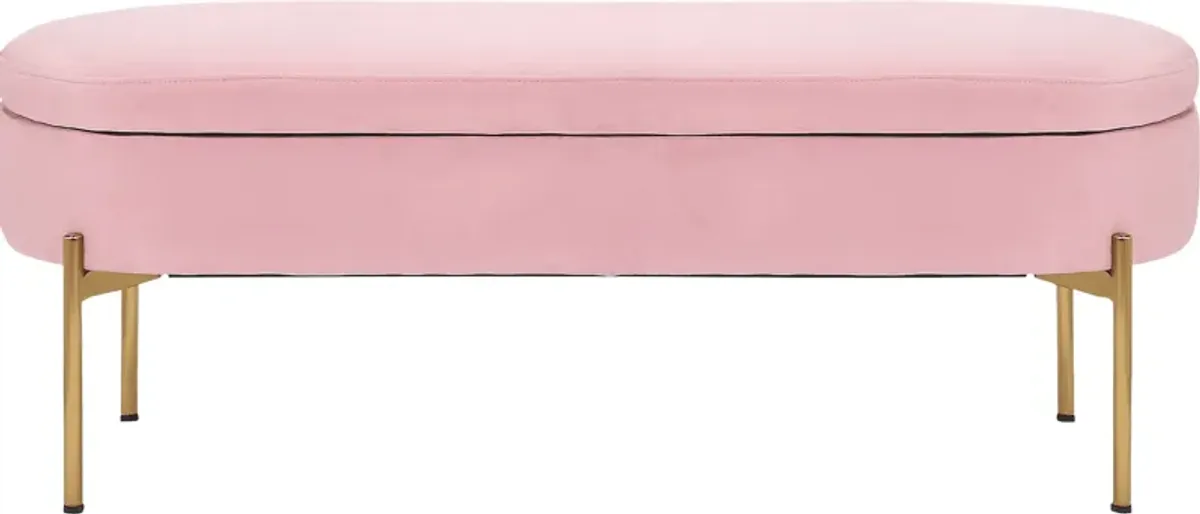 Russlefern Blush Accent Bench