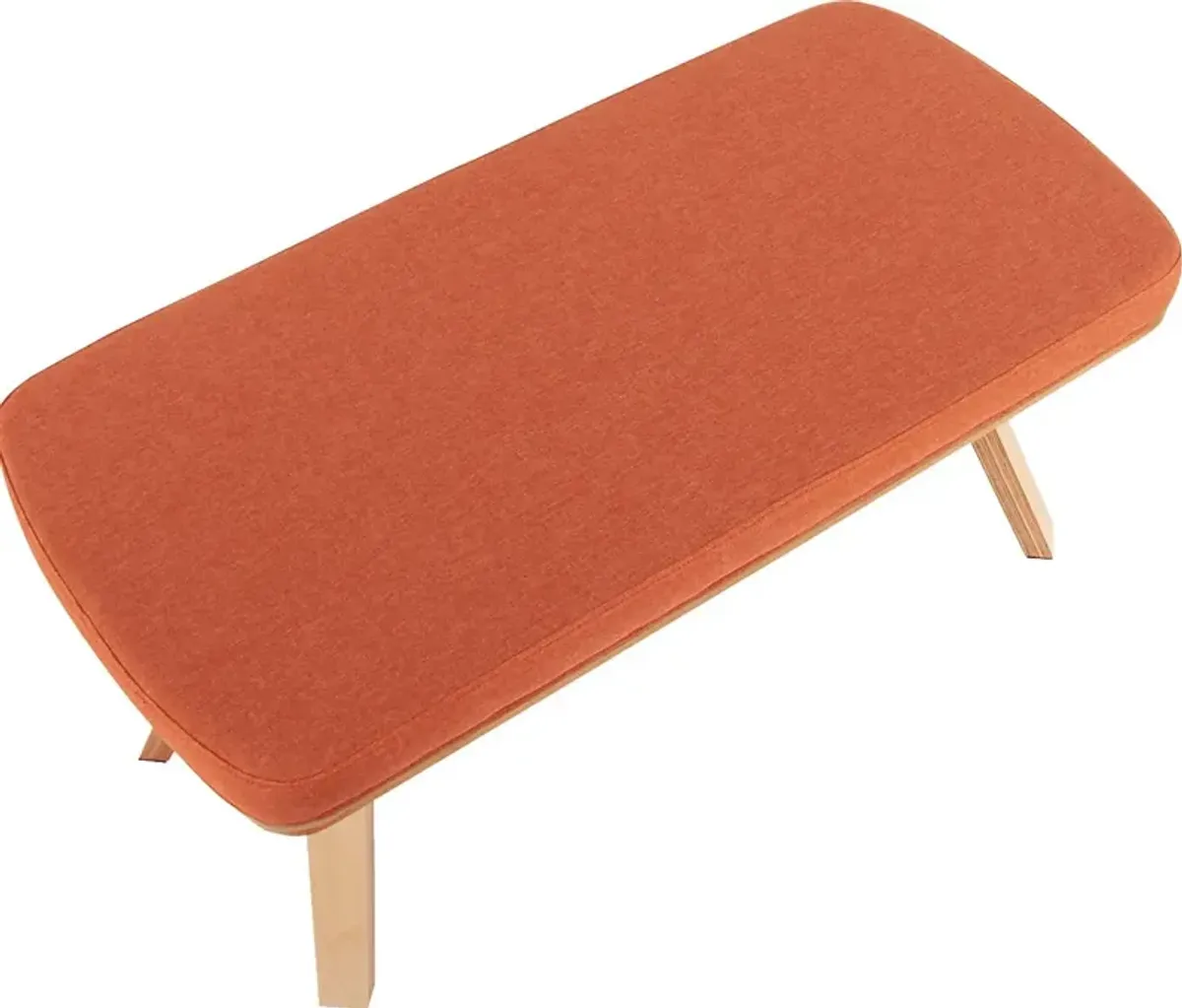 Rushworth I Orange Accent Bench