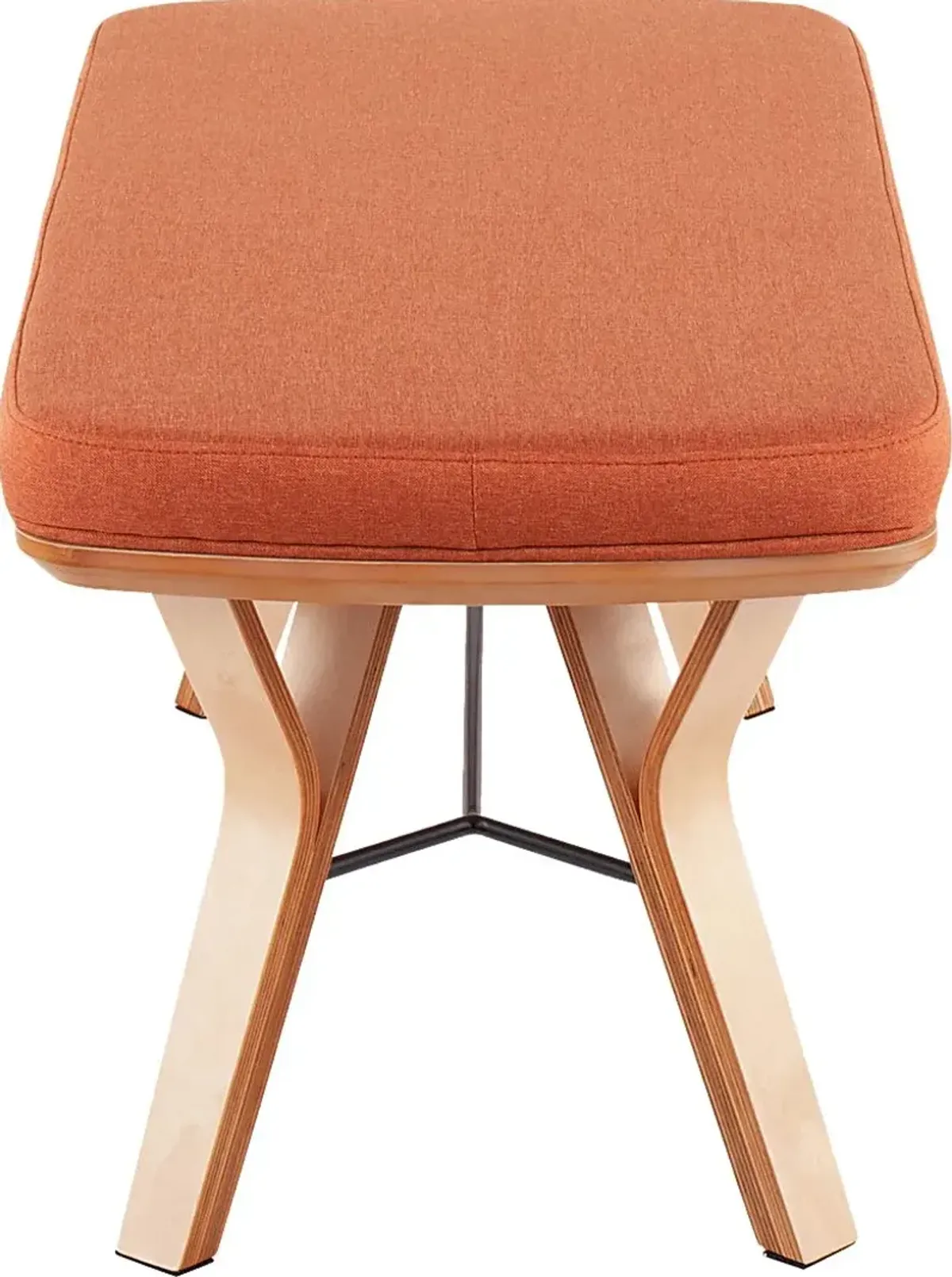 Rushworth I Orange Accent Bench