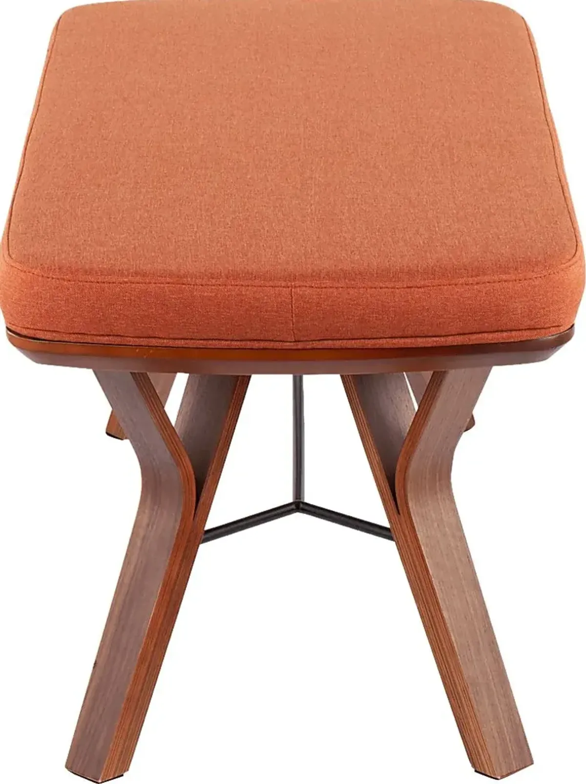 Rushworth II Orange Accent Bench